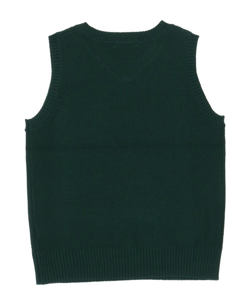 TOKYO SHIRTS（トウキョウシャツ）の「Vネック ベーシック ニットベスト（ベスト・レディース・ブラック/ダークグリーン/ダークオレンジ・LL/M/L）」の8枚目の写真