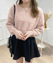 apres jour | ふわふわ起毛Vネックニット【ZOZOTOWN限定アイテム】(ニット/セーター)