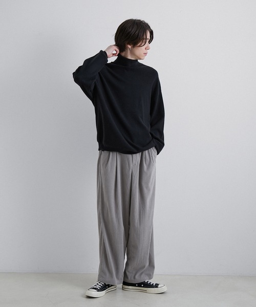 JUNRED（ジュンレッド）の「トリコットコールワイドタックパンツ（その他パンツ・メンズ・ホワイト/ベージュ/グリーン・S/M/L）」の16枚目の写真
