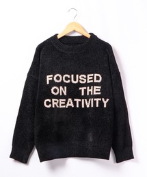 A.N.L モールジャガード ロゴニット