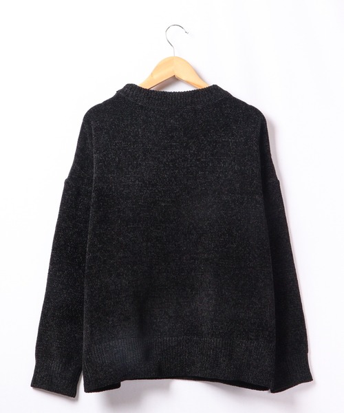 A.N.L（エーエヌエル　レーベル）の「A.N.L モールジャガード　ロゴニット（ニット/セーター・レディース・ピンク/ブラック・38）」の3枚目の写真