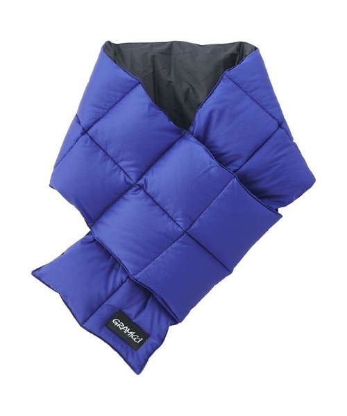 Gramicci（グラミチ）の「GRAMICCI×TAION/グラミチ×タイオン DOWN SCARF ダウンマフラー（マフラー・メンズ・パープル/カモフラージュ/オリーブ/ベージュ/ブラック・FREE）」の9枚目の写真