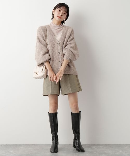 mysty woman（ミスティウーマン）の「無地チェックショートパンツ 126459（その他パンツ・レディース・ブラウン系その他/モカ/ベージュ系その他・FREE）」の20枚目の写真