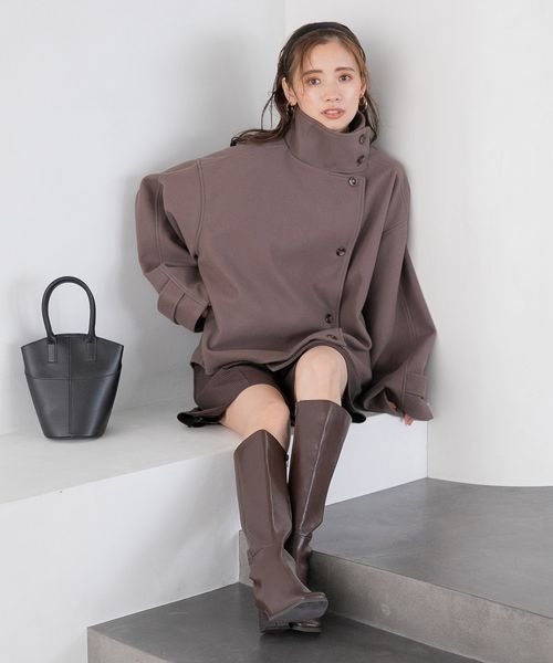 mysty woman（ミスティウーマン）の「無地チェックショートパンツ 126459（その他パンツ・レディース・ブラウン系その他/モカ/ベージュ系その他・FREE）」の15枚目の写真