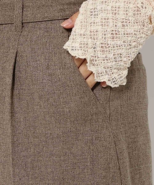 mysty woman（ミスティウーマン）の「無地チェックショートパンツ 126459（その他パンツ・レディース・ブラウン系その他/モカ/ベージュ系その他・FREE）」の10枚目の写真