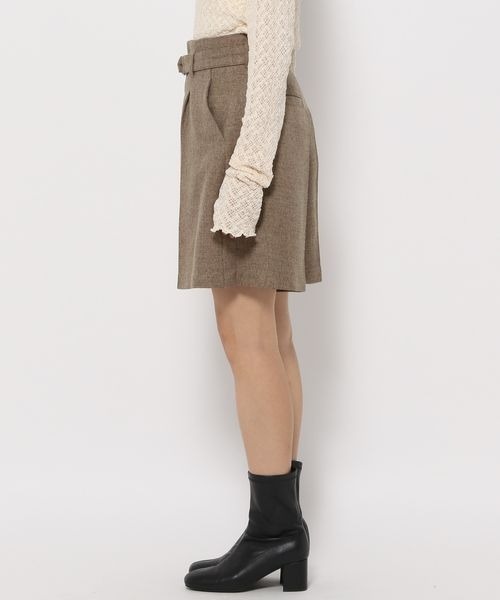 mysty woman（ミスティウーマン）の「無地チェックショートパンツ 126459（その他パンツ・レディース・ブラウン系その他/モカ/ベージュ系その他・FREE）」の13枚目の写真