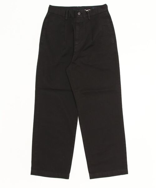 RICCARDO METHA(リカルドメッサ)の「1TUCK WIDE PANTS DRAGON TWILL J8173(スラックス・メンズ・オリーブ/ベージュ/ブラック・50/46/44/48)」の2枚目の写真