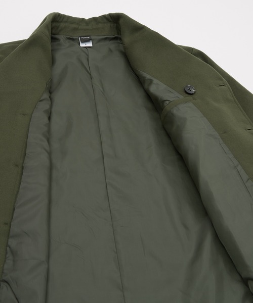 improves（インプローブス）の「【improves】メルトン オーバーサイズ ピーコート（ピーコート・メンズ・ブラック/ネイビー/オリーブ・MEDIUM/LARGE）」の8枚目の写真