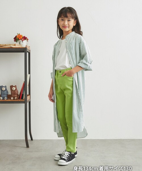 coen（コーエン）の「ストレッチ裏起毛スキニーパンツ（その他パンツ・キッズ・コバルトブルー/ライム/ブラック/オレンジ・130/110/120/100/140/150）」の10枚目の写真