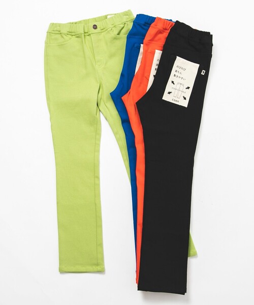 coen（コーエン）の「ストレッチ裏起毛スキニーパンツ（その他パンツ・キッズ・コバルトブルー/ライム/ブラック/オレンジ・130/110/120/100/140/150）」の18枚目の写真