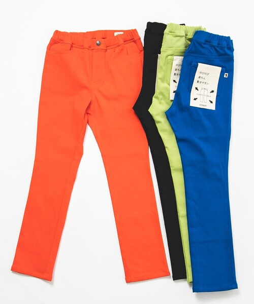 coen（コーエン）の「ストレッチ裏起毛スキニーパンツ（その他パンツ・キッズ・コバルトブルー/ライム/ブラック/オレンジ・130/110/120/100/140/150）」の19枚目の写真