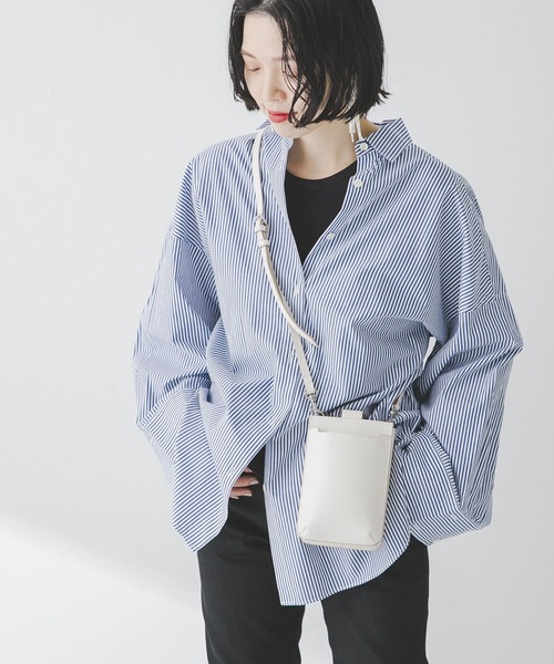 URBAN RESEARCH（アーバンリサーチ）の「ANABEL　LEATHER shoulder bag（ショルダーバッグ・レディース・ホワイト/グリーン/ブラック・-）」の2枚目の写真