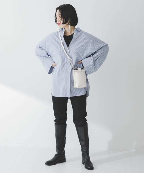 URBAN RESEARCH（アーバンリサーチ）の「ANABEL　LEATHER shoulder bag（ショルダーバッグ・レディース・ホワイト/グリーン/ブラック・-）」の7枚目の写真