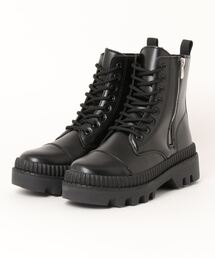 【OKUOKU　0909】サイドジップ　レースアップブーツ　oku-shoes-657905672682-46.