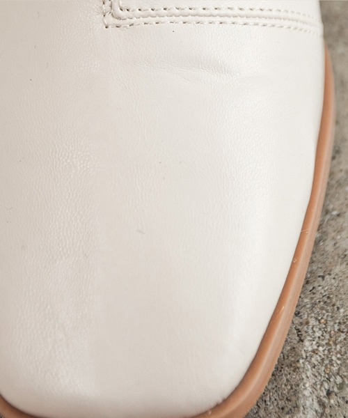 tukn.（トゥクン）の「HK VIVIAMO ビビアモセレクト tukn トゥクン ストレスフリーショートブーツ（ブーツ・レディース・ブラック/アイボリー・SS/S/M/L/LL）」の20枚目の写真