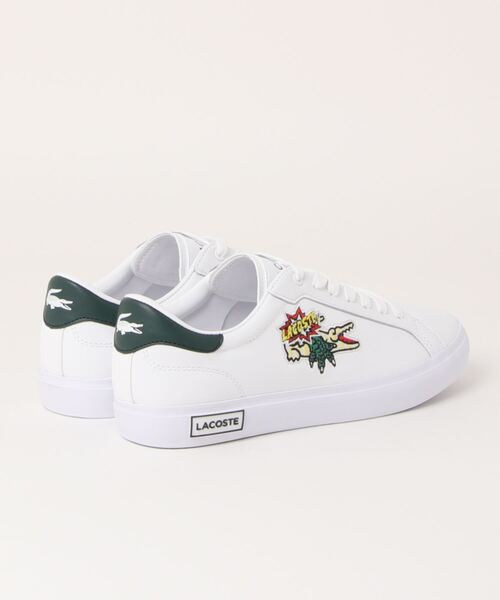LACOSTE(ラコステ)の「《LACOSTE》POWERCOURT 222 7 SMA(スニーカー・メンズ・ホワイト×グリーン・44/42/43/41)」の2枚目の写真