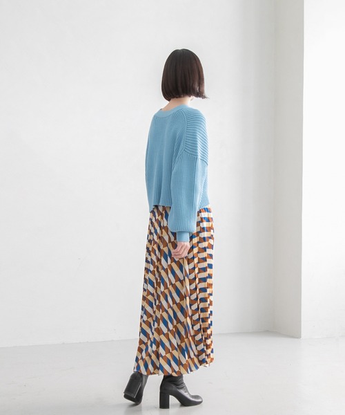 yuw(ユウ)の「ガラプリントプリーツスカート 184467(スカート・レディース・その他1/その他2/その他3/その他4・FREE)」の21枚目の写真