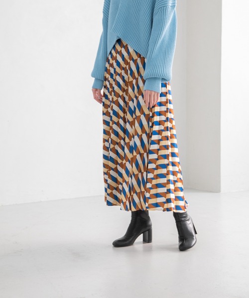 yuw(ユウ)の「ガラプリントプリーツスカート 184467(スカート・レディース・その他1/その他2/その他3/その他4・FREE)」の22枚目の写真