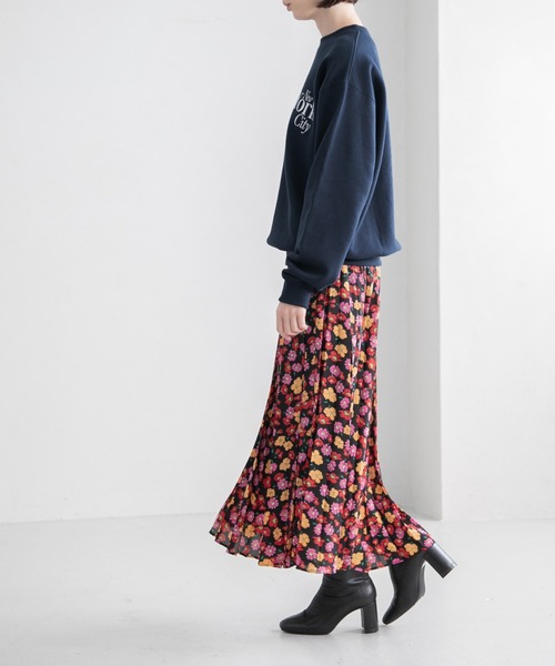 yuw(ユウ)の「ガラプリントプリーツスカート 184467(スカート・レディース・その他1/その他2/その他3/その他4・FREE)」の8枚目の写真