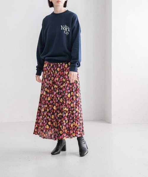 yuw(ユウ)の「ガラプリントプリーツスカート 184467(スカート・レディース・その他1/その他2/その他3/その他4・FREE)」の6枚目の写真