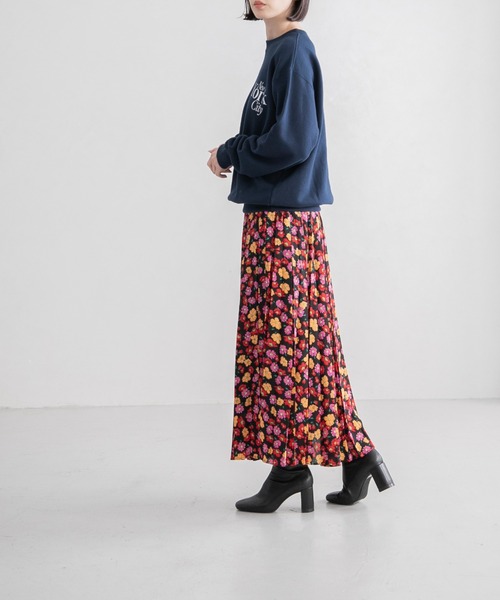 yuw(ユウ)の「ガラプリントプリーツスカート 184467(スカート・レディース・その他1/その他2/その他3/その他4・FREE)」の7枚目の写真