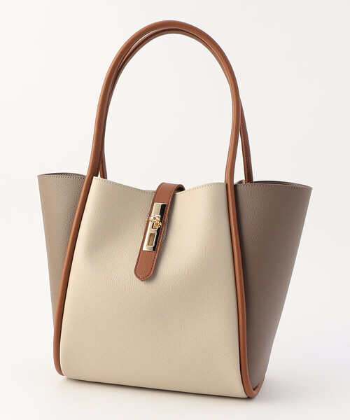 CONAMOR マクラメトートバッグ・美品ベージュ/ポーチ付 コレックス collex MACRAMAE TOTE/マクラメトートバッグ