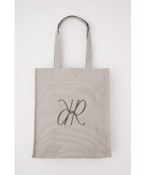 rienda（リエンダ）の「Rロゴキャンバストートバッグ（トートバッグ・レディース・グレー/ブラック/アイボリー/マルチ/グリーン/ライトグレー/ブラック系その他/オレンジ/ライトパープル/ライトピンク・FREE）」の5枚目の写真