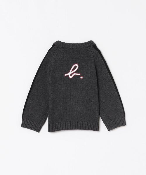 agnes b.（アニエスベー）の「LV84 L PULL ベビー b.ロゴニットプルオーバー（その他・キッズ・グレー・1YEAR/2YEAR）」の2枚目の写真