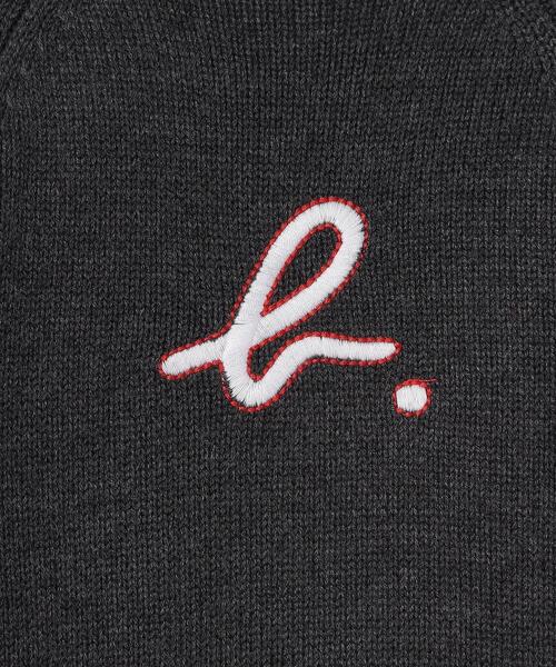 agnes b.（アニエスベー）の「LV84 L PULL ベビー b.ロゴニットプルオーバー（その他・キッズ・グレー・1YEAR/2YEAR）」の3枚目の写真