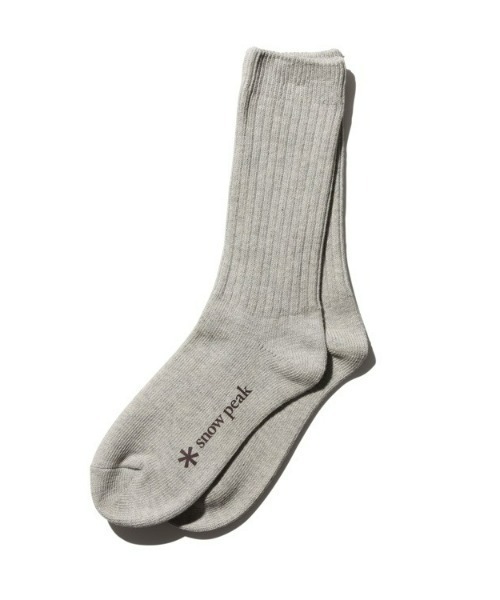 Snow Peak（スノーピーク）の「Recycled Cotton Socks（ソックス/靴下・メンズ・ホワイト/グレー/ブラック・2/1）」の3枚目の写真