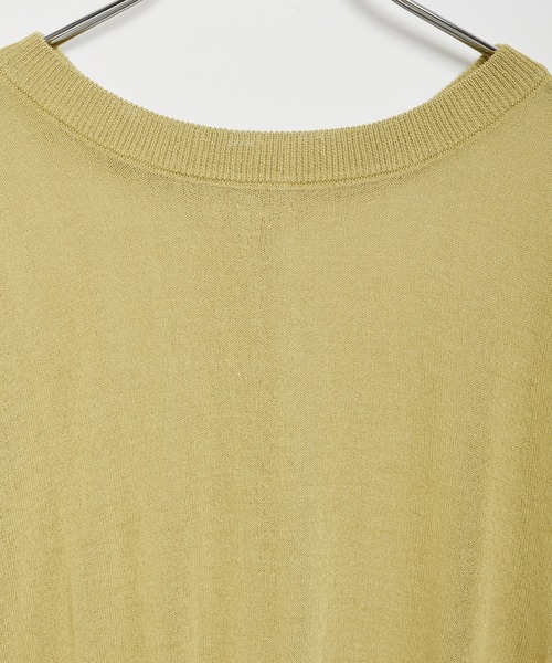 INED CLARO（イネドクラロ）の「2WAYスナップシアークルーカーディガン（カーディガン/ボレロ・レディース・ブラック/オフホワイト/ライトグリーン/オレンジ・フリー）」の11枚目の写真