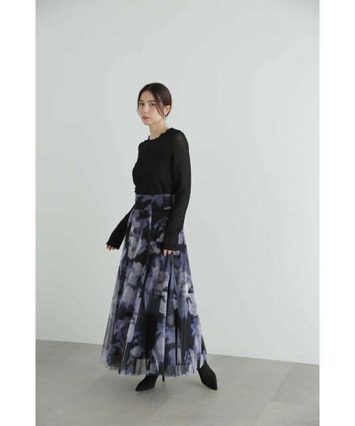 JILL STUART（ジルスチュアート）の「◆シュリンクシアートップス（Tシャツ/カットソー・レディース・ブラック/ホワイト・FREE）」の18枚目の写真