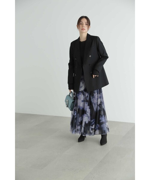 JILL STUART（ジルスチュアート）の「◆シュリンクシアートップス（Tシャツ/カットソー・レディース・ブラック/ホワイト・FREE）」の17枚目の写真