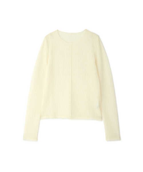 JILL STUART（ジルスチュアート）の「◆シュリンクシアートップス（Tシャツ/カットソー・レディース・ブラック/ホワイト・FREE）」の15枚目の写真