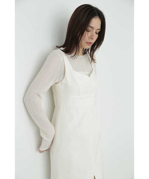 JILL STUART（ジルスチュアート）の「◆シュリンクシアートップス（Tシャツ/カットソー・レディース・ブラック/ホワイト・FREE）」の11枚目の写真