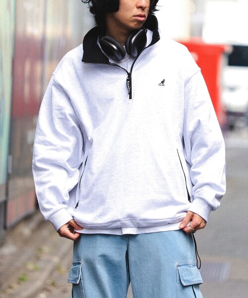 KANGOL（カンゴール）の「KANGOL × BEAMS HEART / 裏毛 ハーフジップ 