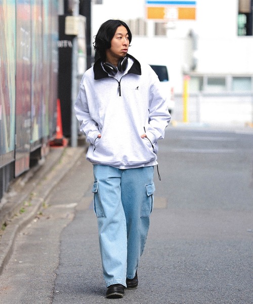 KANGOL（カンゴール）の「KANGOL × BEAMS HEART / 裏毛 ハーフジップ 