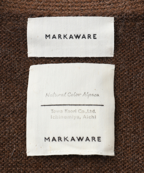 markaware（マーカウェア）の「【MARKAWARE / マーカウェア】ALPACA CARDIGAN（カーディガン/ボレロ・メンズ・ブラウン系その他・2/3）」の3枚目の写真