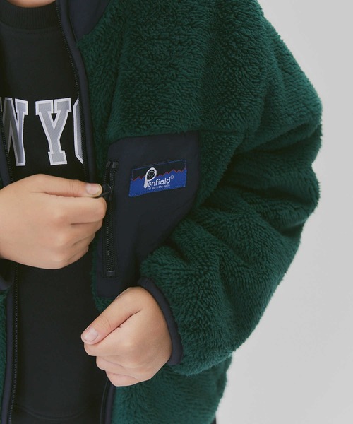 Right-on(ライトオン)の「【Penfield】ボアジャケット(その他アウター・キッズ・オフホワイト/グリーン・120/130/140/150/160)」の10枚目の写真
