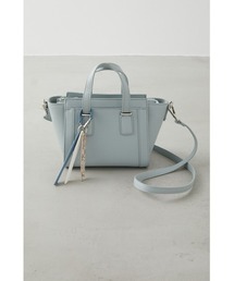 AZUL by moussy | CHARM SET TRAPEZOID BAG/チャームセットトラぺゾイドバッグ(ショルダーバッグ)