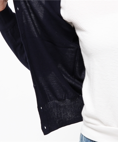 URBAN RESEARCH（アーバンリサーチ）の「UR HIGH GAUZE KNIT CARDIGAN（カーディガン/ボレロ・レディース・ホワイト/グリーン/ネイビー/レッド/ブルー/ブルー系その他・FREE）」の13枚目の写真