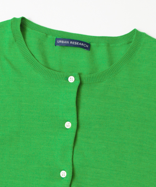 URBAN RESEARCH（アーバンリサーチ）の「UR HIGH GAUZE KNIT CARDIGAN（カーディガン/ボレロ・レディース・ホワイト/グリーン/ネイビー/レッド/ブルー/ブルー系その他・FREE）」の18枚目の写真