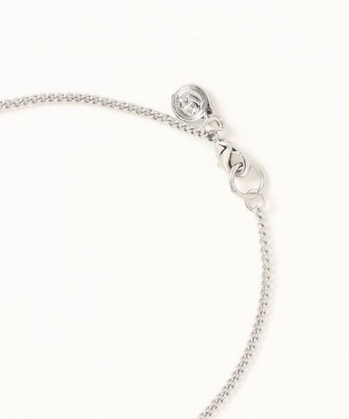 UNION STATION（ユニオンステーション）の「Wリングネックレス（ネックレス・メンズ・シルバー/ブラック・FREE）」の6枚目の写真