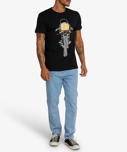 DEUS EX MACHINA(デウスエクスマキナ)の「FRONTAL MATCHLESS(Tシャツ/カットソー・メンズ・グレー/ブラック・SMALL/MEDIUM/LARGE)」の5枚目の写真