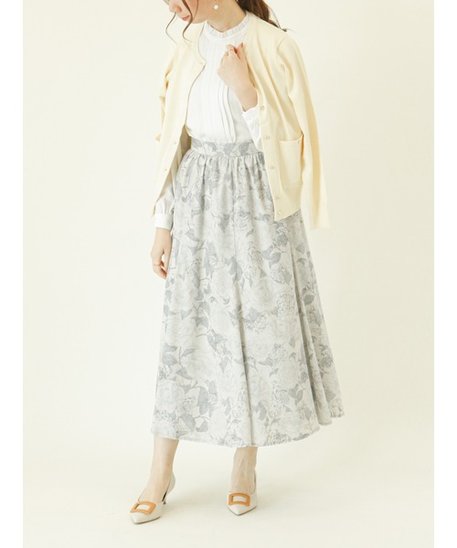 Te chichi（テチチ）の「ポケットクルーネックカーディガン（カーディガン/ボレロ・レディース・ブラック/クリーム/オフホワイト/グリーン・ﾌﾘ-）」の15枚目の写真