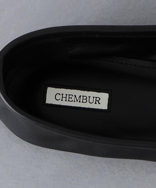 CHEMBUR(チェンバー)の「【一部別注】<CHEMBUR>SQ CAP フラット パンプス(パンプス・レディース・ブラック/グレー・38/37h/37/36/35h/36h/35)」の9枚目の写真
