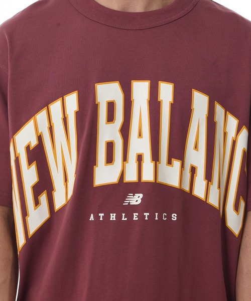 NEW BALANCE Bordeaux コットン スウェットシャツ セール】NB Athletics Warped クラシックス ショートスリーブT