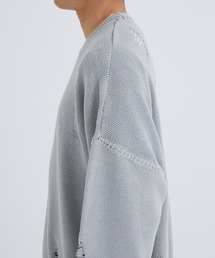 トップス F-LAGSTUF-F DAMAGE COTTON SWEATER F-LAGSTUF-F（フラグスタフ）の「DAMEGE COTTON SWEATER（ニット