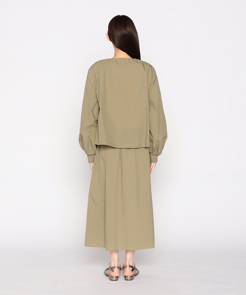 COMME CA ISM（コムサイズム）の「【セットアップ対応】スモッキング　スカート（スカート・レディース・オフホワイト/オリーブ・MEDIUM/LARGE）」の11枚目の写真