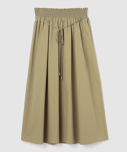 COMME CA ISM（コムサイズム）の「【セットアップ対応】スモッキング　スカート（スカート・レディース・オフホワイト/オリーブ・MEDIUM/LARGE）」の13枚目の写真